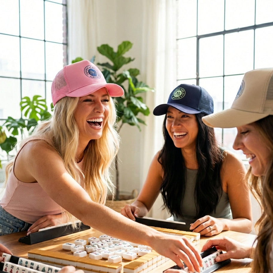 2026 Mahjong Cards + AMJ Society Hat — Founding Member Bundle